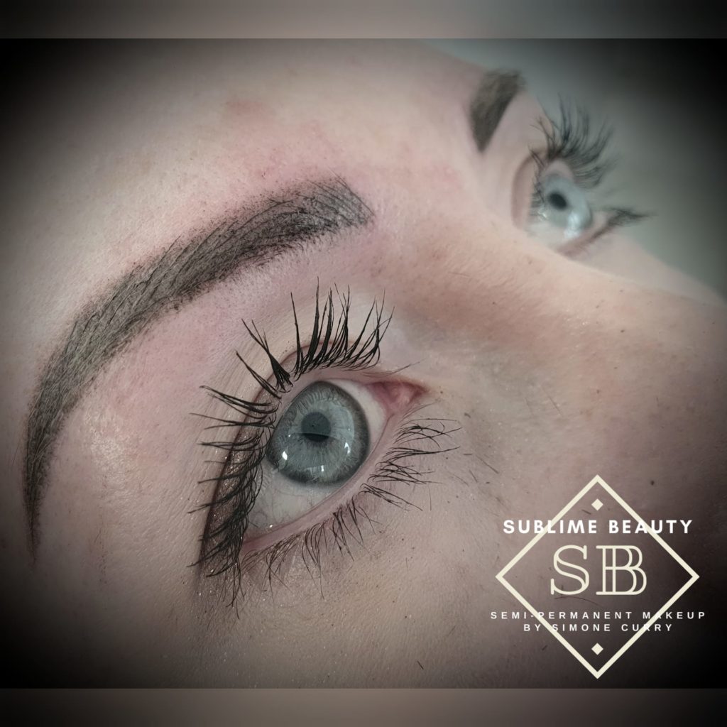 Combination brow SPMU treatment example