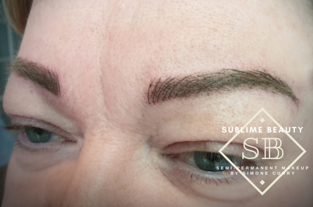 Combination brow SPMU treatment result