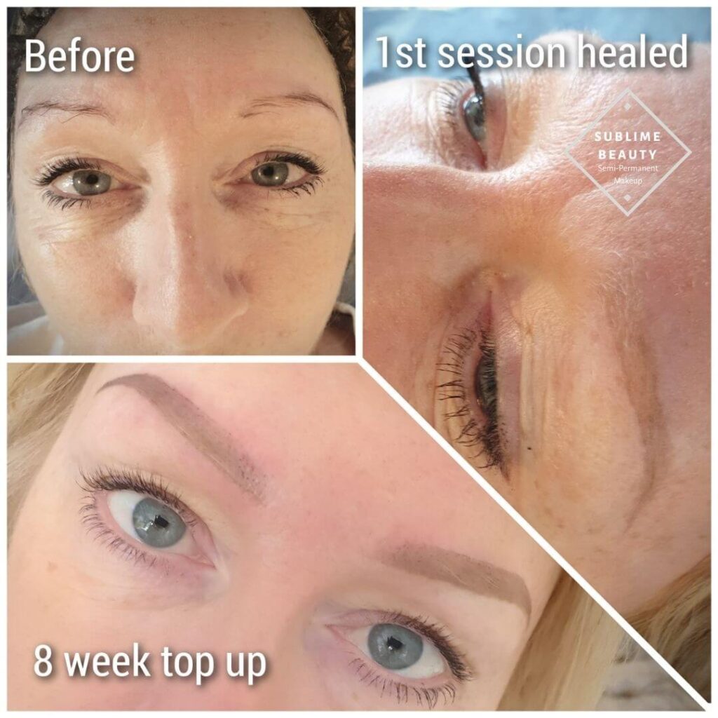 Powder Brow healed results and top up