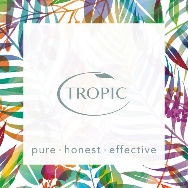 Tropic cosmetic colourful logo